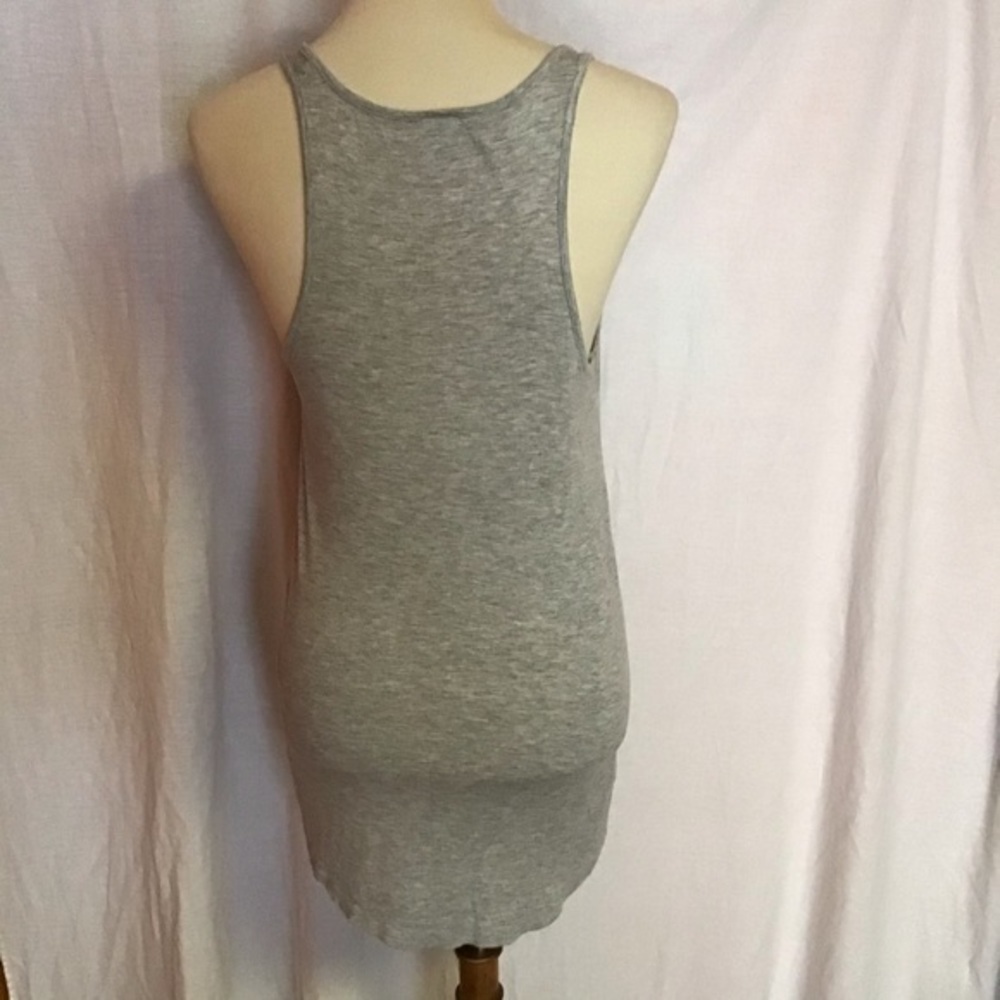 Color Bear American Flag Arrow Tank Top Gray Racerback Small - Picture 11 of 11